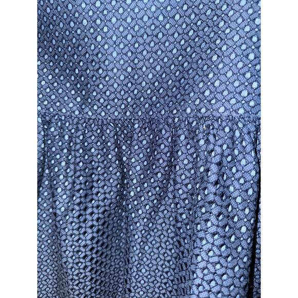 Ann Taylor Blue Drop Waist‎ Cutout Skirt size 12, NEW - Picture 2 of 4